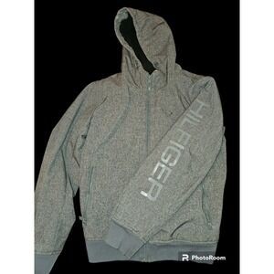 Tommy Hilfiger mens Soft Shell Active Filled Bomber Jacket grey Size Small